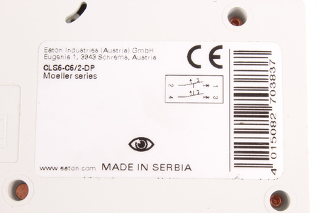 CLS6-C6/2-DP EATON 270383 INTERRUTTORE MAGNETOTERMICO