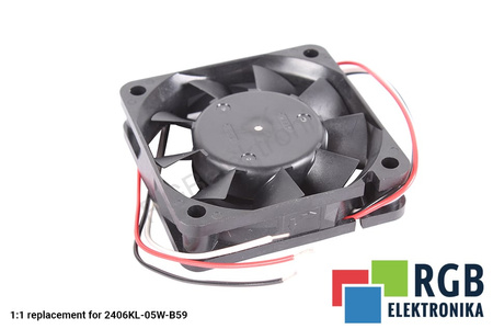 06015KA-24N-AL NMB TECHNOLOGIES RICAMBIO A90L-0001-0506#105 2406KL-05W-B59 60X60X15MM, 24V, 0.13A VENTILATORE