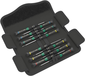 UNIVERSAL 1 ASSORTIMENTO DI GIRAVITE PER L'ELETTRONICA, 12 PEZZI 05073675001 WERA KRAFTFORM MICRO 12 UNIVERSAL 1