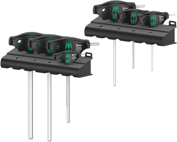 ASSORTIMENTO DI GIRAVITE A T HEX-PLUS CON FUNZIONE DI RITEGNO, 7 PEZZI 05023450001 WERA 454/7 HF SET 1