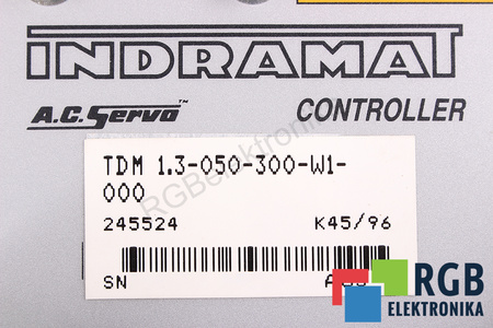 TDM1.3-050-300-W1-000 INDRAMAT AC SERVO CONTROLLER