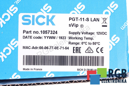 PGT-11-S LAN SICK PROGRAMMING AND CONFIGURATION TOOL