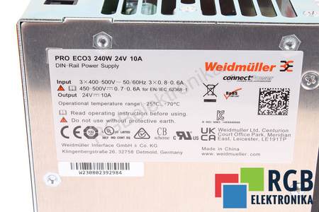 1469540000 WEIDMULLER PRO ECO3 ALIMENTATORE