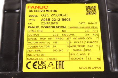 A06B-2212-B605 FANUC AIS 2/5000-B
