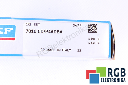 7010CD/P4ADBA SKF 50X80X16 CUSCINETTO A SFERE A CONTATTO OBLIQUO