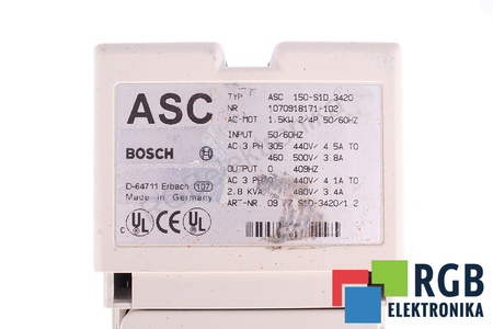 ASC150-S1D.3420 BOSCH ASC 09.AZ.S1D-3420/1.2