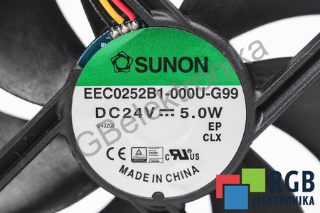 EEC0252B1-000U-G99 SUNON 120X120X25, 24V VENTILATORE
