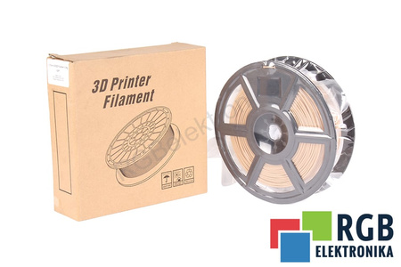 1,75MM WOOD FILAMENT 0.5KG LIGHT FLASHFORGE DIMENSIONE ESTERNA DELLA BOBINA 180MM, DIMENSIONE INTERNA DELLA BOBINA 50MM, LARGHEZZA DELLA BOBINA 45MM