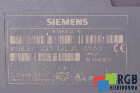 6ES7321-1BL00-0AA0 SIEMENS SIMATIC S7-300 SENZA COPERTURA