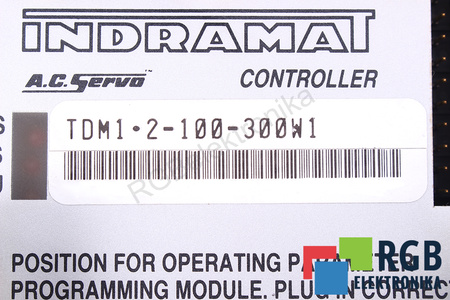 TDM1.2-100-300-W1 INDRAMAT AC SERVO CONTROLLER