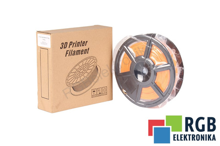 1,75MM PEARL FILAMENT 0.5KG ORANGE FLASHFORGE DIMENSIONE ESTERNA DELLA BOBINA 180MM, DIMENSIONE INTERNA DELLA BOBINA 50MM, LARGHEZZA DELLA BOBINA 45MM