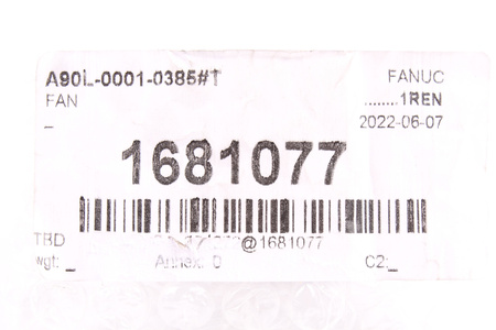 A90L-0001-0385#T FANUC 109P0424H6D17 40X40X20MM, 24V VENTILATORE
