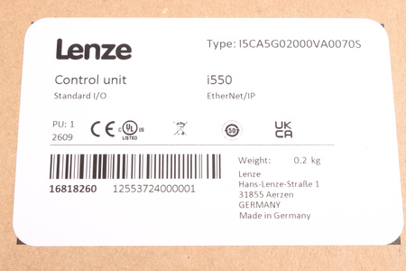 I5CA5G02000VA0070S LENZE 16818260 ETHERNET/IP I550