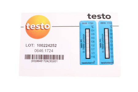 0646.1724 TESTO TESTOTERM STRISCE PER MISURA DELLA TEMPERATURA