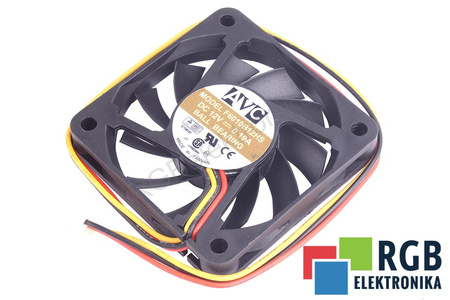 F6010B12HS AVC 12V, 0.19A, 60X60X10MM VENTILATORE