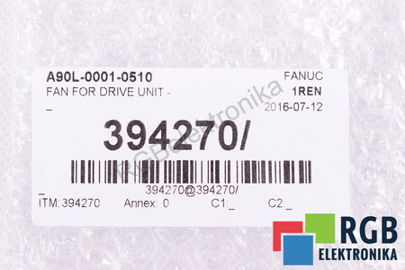 A90L-0001-0510 FANUC 04020VA-24M-CL 40X40X20MM, 24V VENTILATORE
