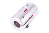 YH10-30-10-14-50 D=30MM D1/D2=10/14MM L=50MM ALUMINIUM GIUNTO ELASTICO A GRIFFE