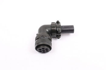 SPINA ANGOLATA FEMMINA XMS3108A24-10S PER AZIONAMENTI SERVO YASKAWA 4 PIN SOSTITUTO