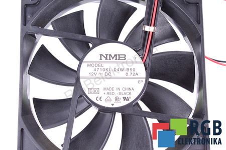 4710KL-04W-B50 NMB TECHNOLOGIES 119X119X25MM, 12V, 0.72A VENTILATORE