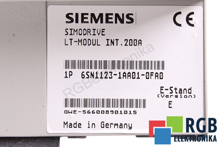 6SN1123-1AA01-0FA0 SIEMENS SIMODRIVE 611 VERSION E LT-MODUL INT.108A
