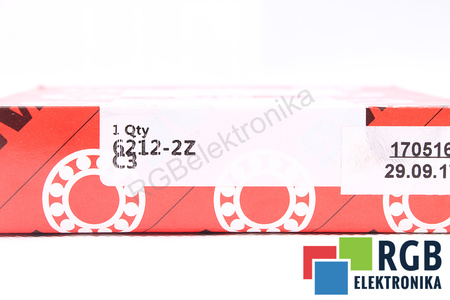 6212-2ZC3 FAG 13000RPM, 6300RPM, 60X110X22 55.3KN, 36KN CUSCINETTO