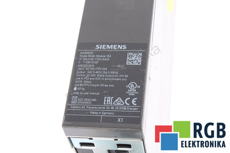 6SL3120-1TE21-8AC0 SIEMENS SINAMICS S120
