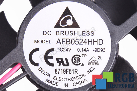 AFB0524HHD DELTA DC BRUSCHLESS 50X50X20MM 24V, 0.14A VENTILATORE