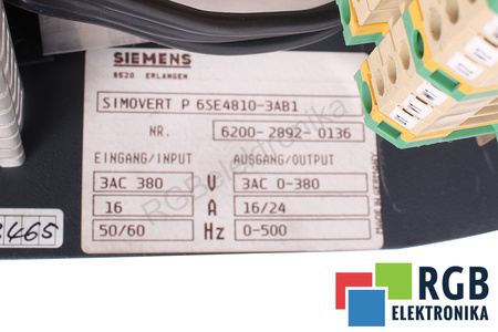6SE4810-3AB1 SIEMENS SIMOVERT