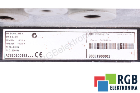 ACS60100163S00E1200001 ABB ACS600