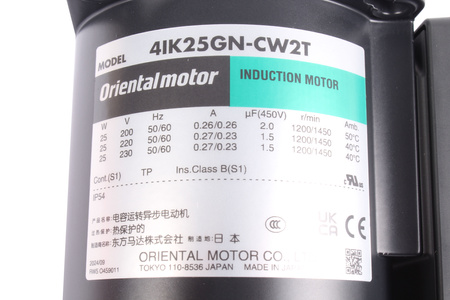 4IK25GN-CW2TE ORIENTAL MOTOR 4IK25GN-CW2T + CH15BFAUL