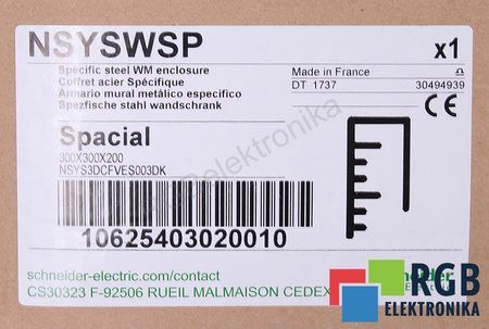 NSYS3DCFVES003DK SCHNEIDER ELECTRIC CUSTODIA