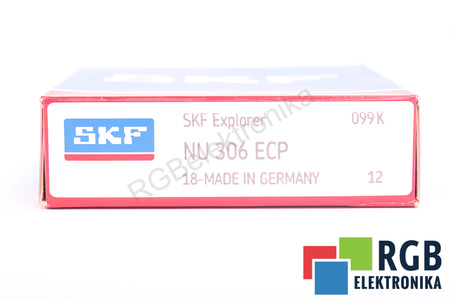 NU306ECP SKF 12000RPM, 11000RPM, 30X72X19 58.5KN, 48KN CUSCINETTO A RULLI
