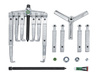 SET DI ESTRATTORI UNIVERSALI A 2 E 3 BRACCI CON LUNGHEUR GANCI 150/300 MM K-2030-20 KUKKO