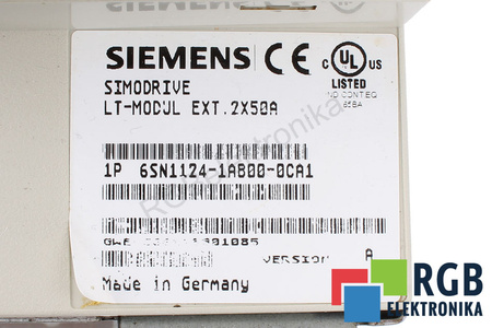 6SN1124-1AB00-0CA1 SIEMENS SIMODRIVE 611 VERSION A LT-MODUL EXT.2X50A