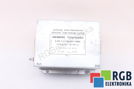 6SN1111-0AA01-1BA0 SIEMENS SIMODRIVE 611 FILTRO