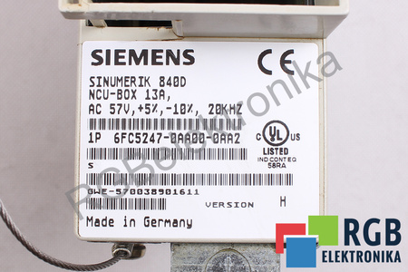 6FC5247-0AA00-0AA2 SIEMENS SINUMERIK 840D/840DE VERSION H