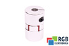 YH10-30-10-10-50 D=30MM D1= D2=10MM L=50MM ALUMINIUM GIUNTO ELASTICO A GRIFFE