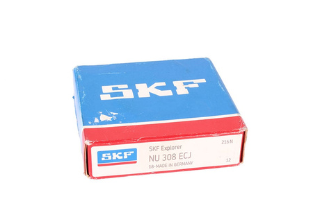 NU308ECJ SKF 9500RPM, 8000RPM, 40X90X23, 93KN, 78KN CUSCINETTO A RULLI