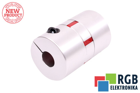 YH10-46-16-16-70 D=46MM D1= D2=16MM L=70MM ALUMINIUM GIUNTO ELASTICO A GRIFFE