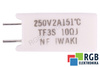 RESISTORE RES-10-OHM-3W-12-8-25 IWAKI TF3S 10 OHM 10OHM