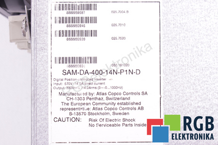 SAM-DA-400-14N-P1N-D ATLAS COPCO