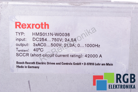 HMS01.1N-W0036-A-07-NNNN BOSCH REXROTH R911295324 SENZA COPERTURA