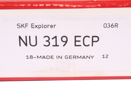 NU319ECP SKF 4300RPM, 3600RPM, 95MM, 200MM, 45MM, 390KN, 390KN CUSCINETTO A RULLI