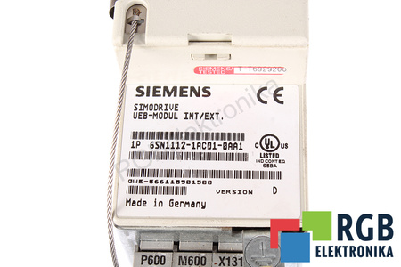 6SN1112-1AC01-0AA1 SIEMENS SIMODRIVE 611 VERSION D