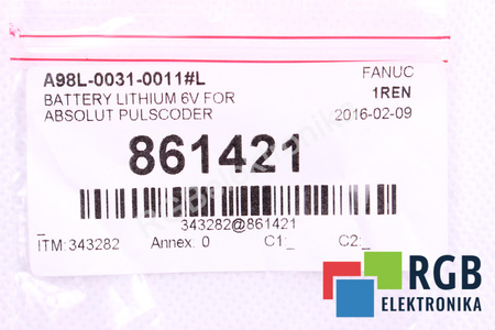 BR-AGCF2W PANASONIC A98L-0031-0011#L 6V BATTERIA