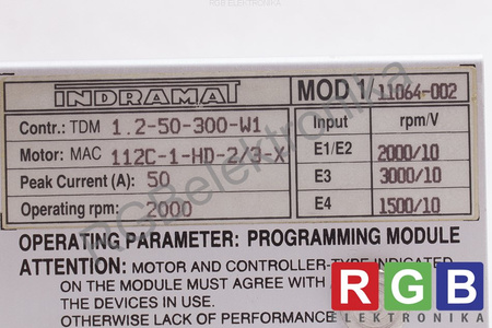 MOD1/11064-002 INDRAMAT