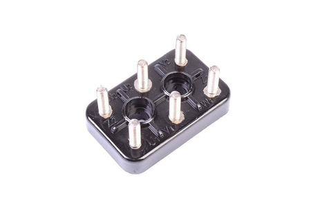 50X32MM 6 M4 PIASTRA MORSETTIERA