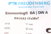 17X30X7 FREUDENBERG BAU2X2 72 NBR 902 PARAOLIO