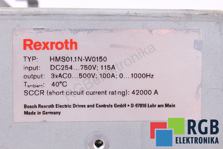 HMS01.1N-W0150-A-07-NNNN BOSCH REXROTH SENZA COPERTURA