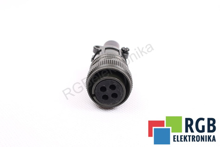 SPINA DIRITTA FEMMINA A06B-6079-K812#D PER AZIONAMENTI SERVO ALPHA IS / ALPHA IF FANUC 4 PIN SOSTITUTO